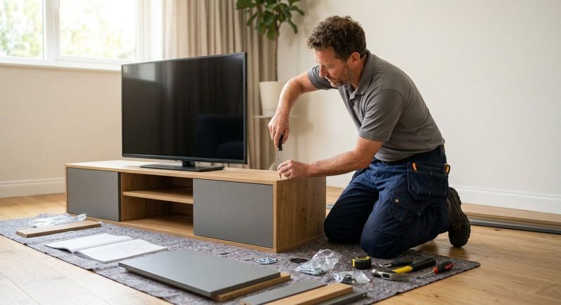 Entertainment Center Assembly in Kansas City, KS